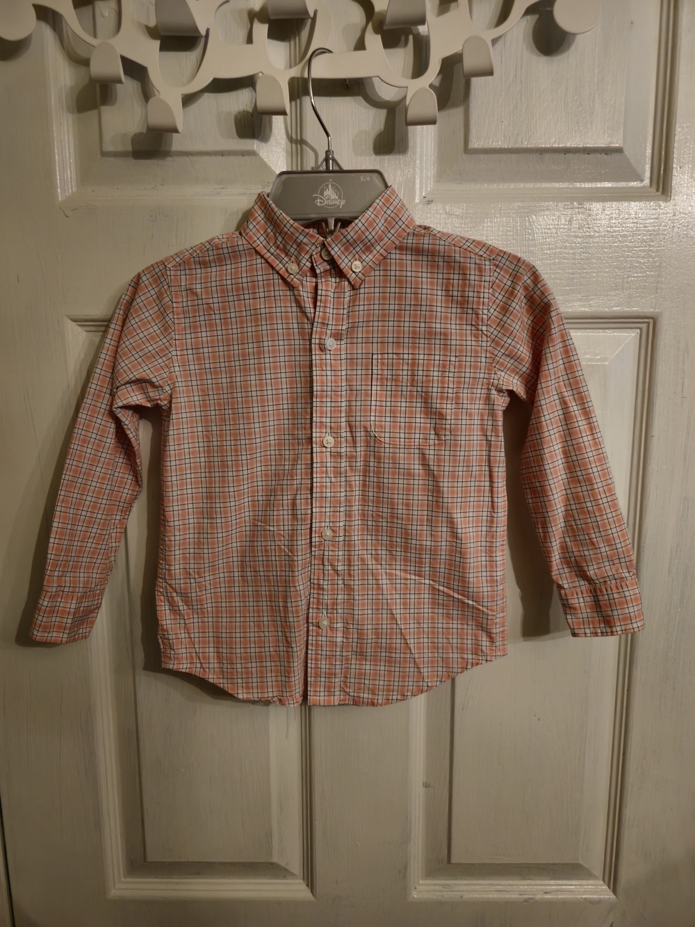 Janie and Jack Pink  Plaid Button-Front Shirt